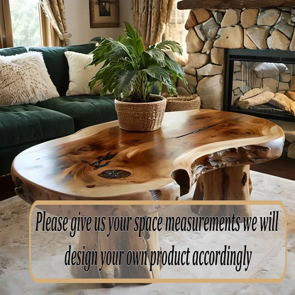 rustic tea table, solid wooden tea table 